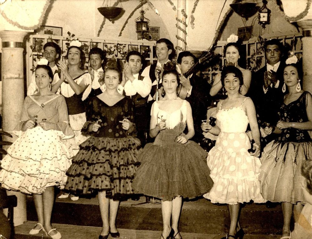 Flamenca. Lupe, Cristina Hoyos, y El Farruco, 1958