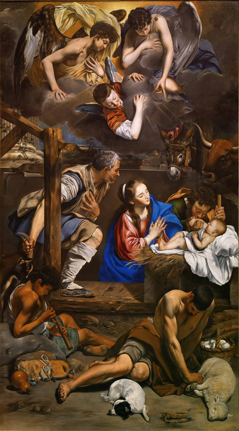 Fray Juan Bautista Maino. La Adoración de los pastores. 1612-1614. Museo Nacional del Prado. Madrid.