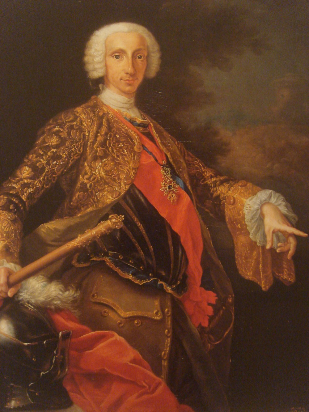 Giuseppe Bonito. Carlos III como rey de Nápoles. 1740. Real Academia de Jurisprudencia y Legislación. Madrid.