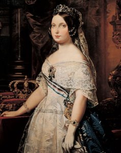 Federico de Madrazo. Isabel II. 1844. Real Academia de Bellas Artes de San Fernando. Madrid