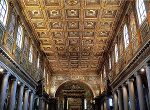 Basílica de Santa María la Mayor. Interior. Roma.