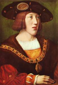 Bernaerd Van Orley. Retrato de Carlos I joven. Hacia 1515. Museo del Louvre. Paris.