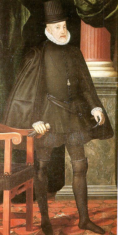 Juan Pantoja de la Cruz. Retrato de Felipe II. 1590. Monasterio de San Lorenzo del Escorial.
