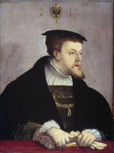 Cristoph Amberger. Retrato de Carlos V emperador del Sacro Imperio. c 1532. Gemäldgalerie. Berlin.