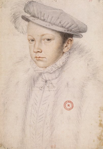 François Clouet. Francisco II de Francia. 1560. Paris BNF.