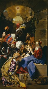 Juan Bautista Maino. Adoración de los Reyes Magos. 1612:14. Detalle. Museo del Prado. Madrid