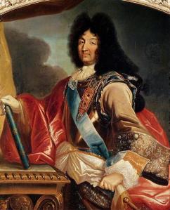 Pierre Mignard. Retrato de Luis XIV. Después de 1695
