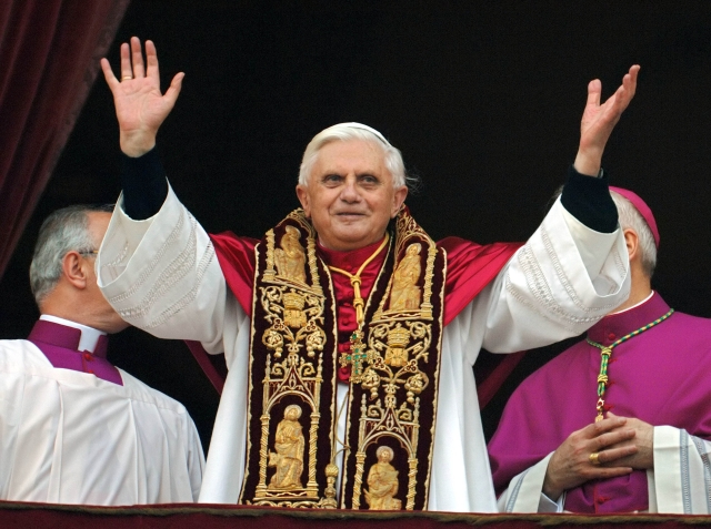 Benedicto XV. 19 de abril de 205 en su proclamación como Papa.