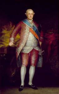 Francisco de Goya y Lucientes. Carlos IV. 1789. Museo del Prado. Madrid.
