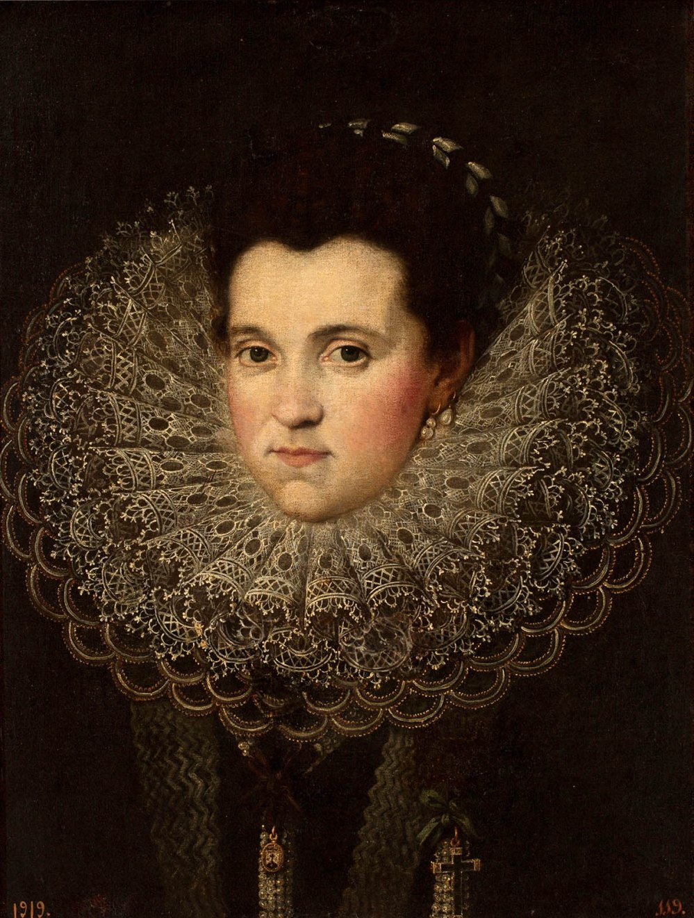 Juan Pantoja de la Cruz. Dama desconocida. 1601. Museo Nacional del Prado.