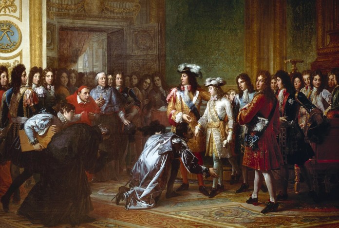 François Pascal Simon Gerard. 1800-24. Proclamación del duque de Anjou como rey de España. Versalles.