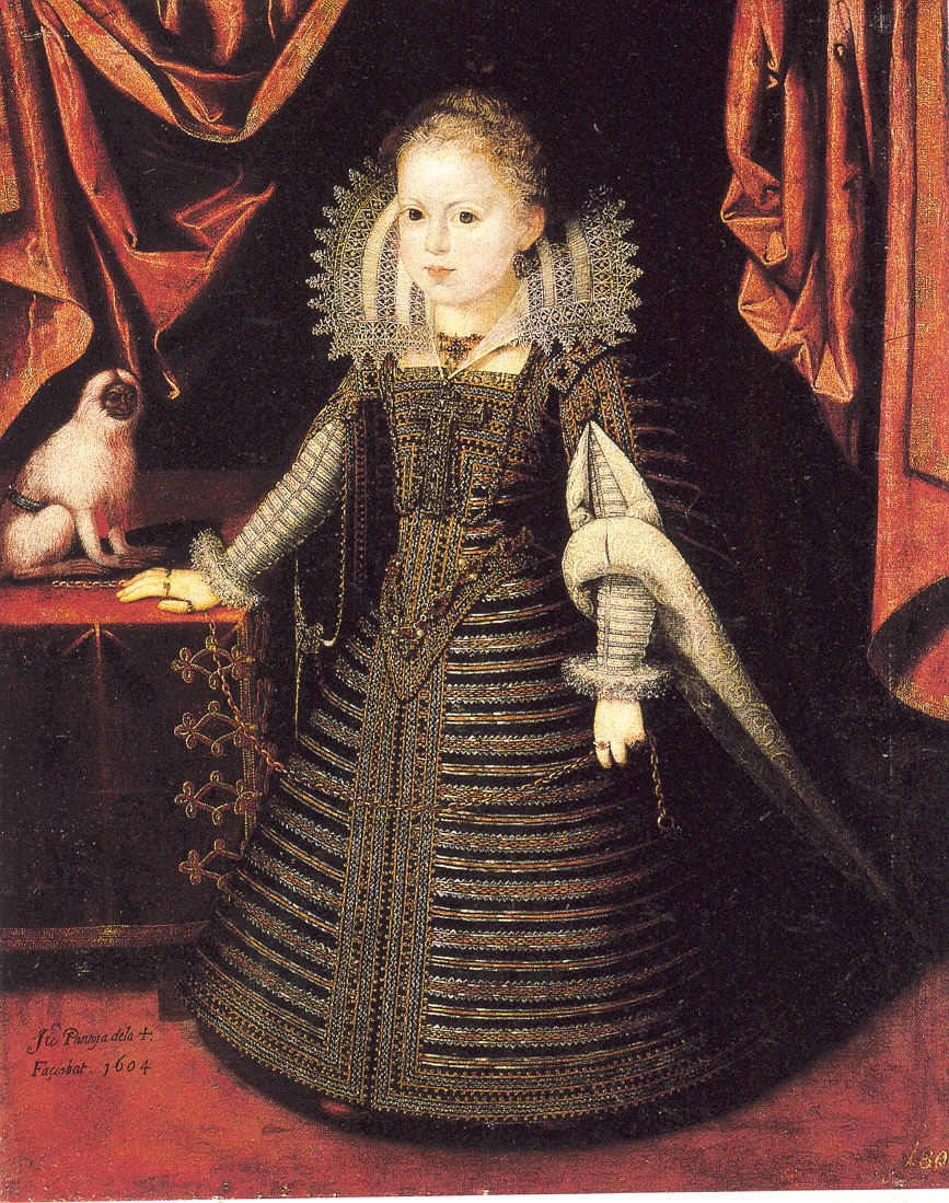 Juan Pantoja de la Cruz. Ana de Austria 1604 Kunsthistorisches Museum. Viena.