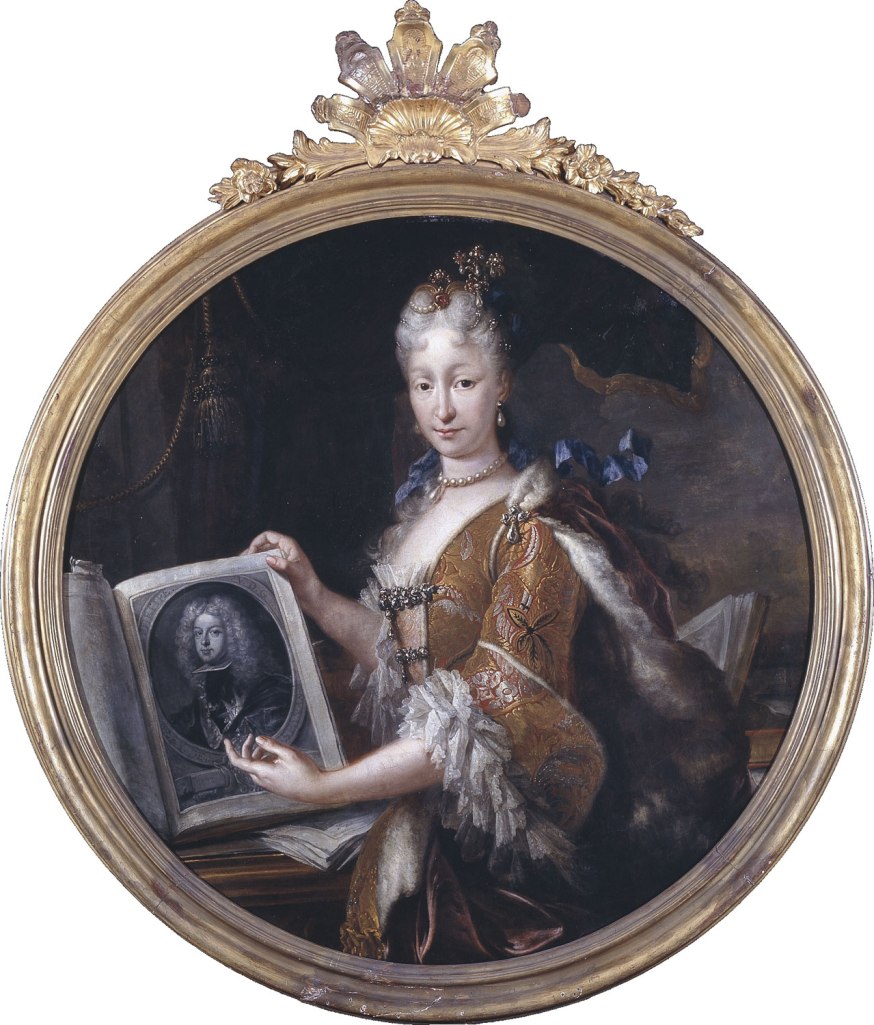 Miguel Jacinto Meléndez. Isabel de Farnesio. 1727. Biblioteca Nacional. Madrid.