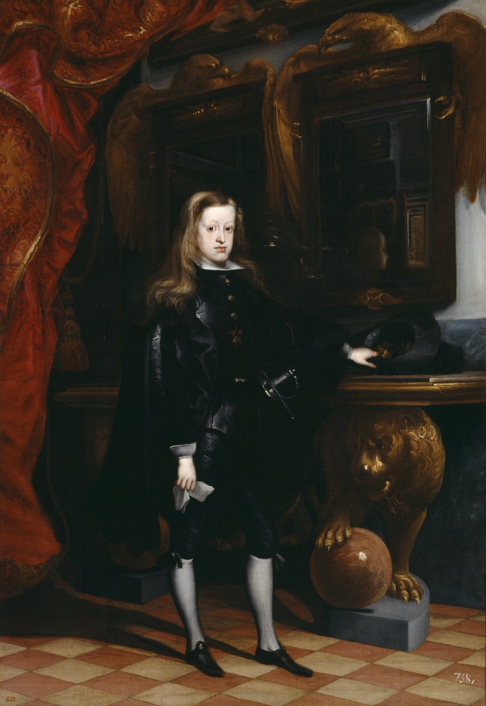 Juan Carreño de Miranda. Carlos II. Hacia 1675. Museo del Prado. Madrid.