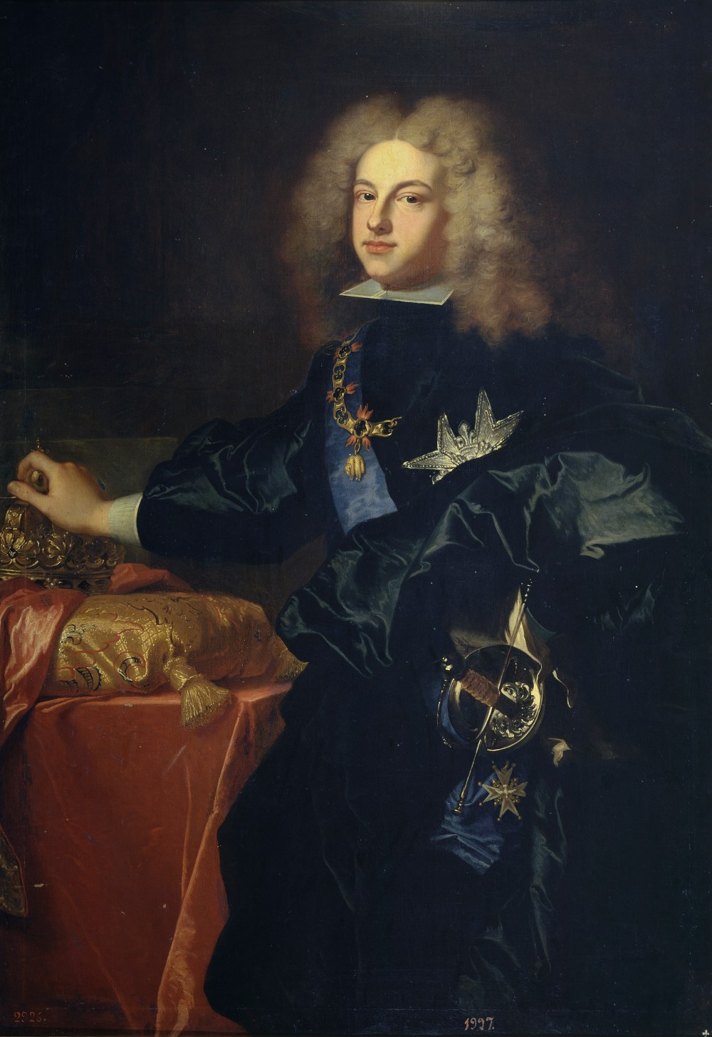 Jacinto Rigaud. Felipe V. 1701. Museo del Prado. Madrid.