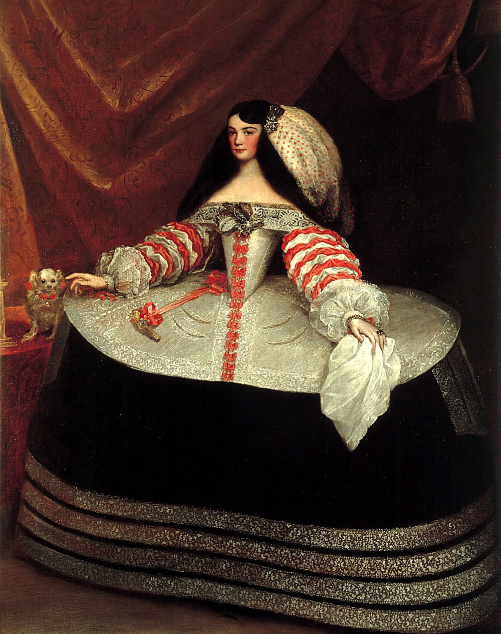 Juan Carreño de Miranda. Doña Inés de Zúñiga, Condesa de Monterrey. Hacia 1660-1670. Museo Lázaro Galdiano. Madrid.
