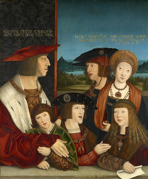 Berhard Strigel. El emperador Maximiliano y su familia. 1515. Kunsthistorisches Museum. Viena.