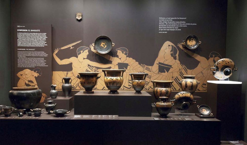 Sala dedicada al arte de la antigua Grecia.