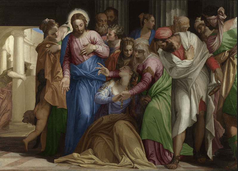 Paolo Veronés. La conversión de María Magdalena. Cerca de 1548. National Gallery. Londres.
