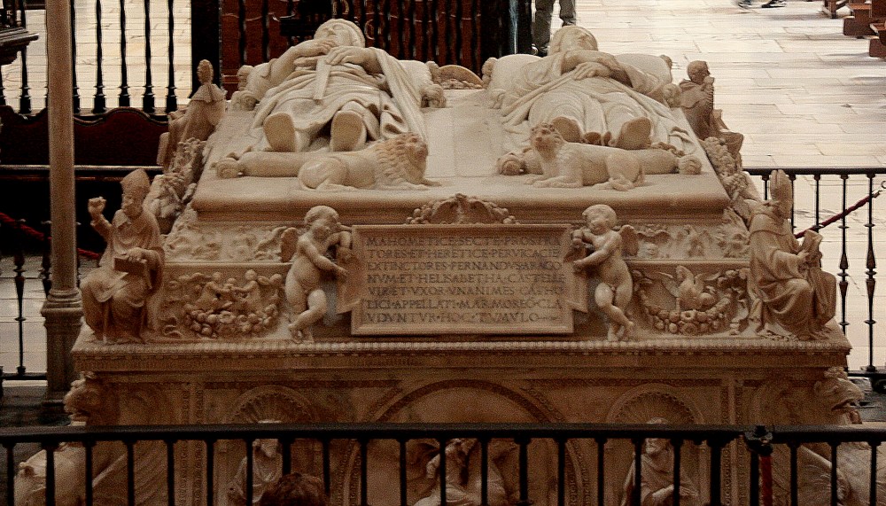 Domenico Fancelli. Cenotafio de los Reyes Católicos. 1517. Detalle. Capilla Real de Granada.