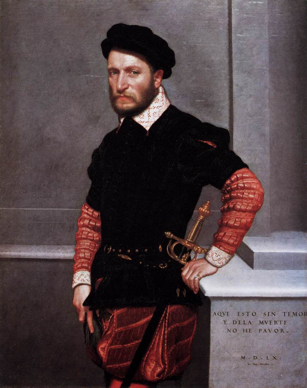 Giovanni Battista Moroni. Retrato de don Gabriel de la Cueva, duque de Alburquerque. 1560. Gemäldegalerie. Berlín.