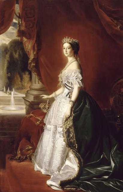 Franz Xaver Winterhalter. La emperatriz Eugenia de Montijo. 1853. Museo de Orsay. Paris.