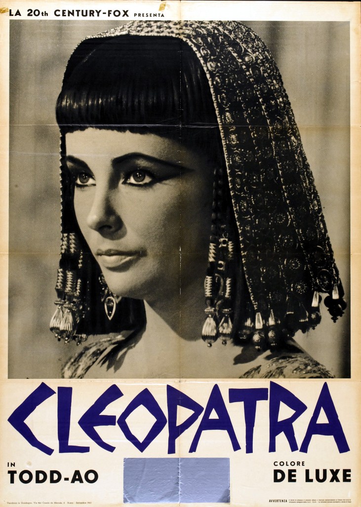 Cartel italiano de la película Cleopatra.