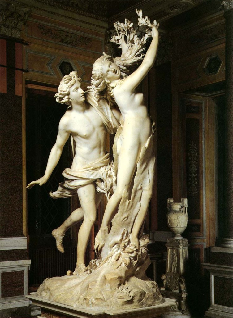Gian Lorenzo Bernini. Apolo y Dafne. Museos capitolinos. Roma