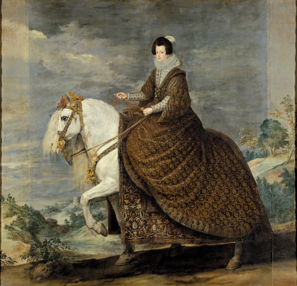 Retrato ecuestre de Isabel de Borbón. Hacia 1635. Museo Nacional del Prado. Madrid.