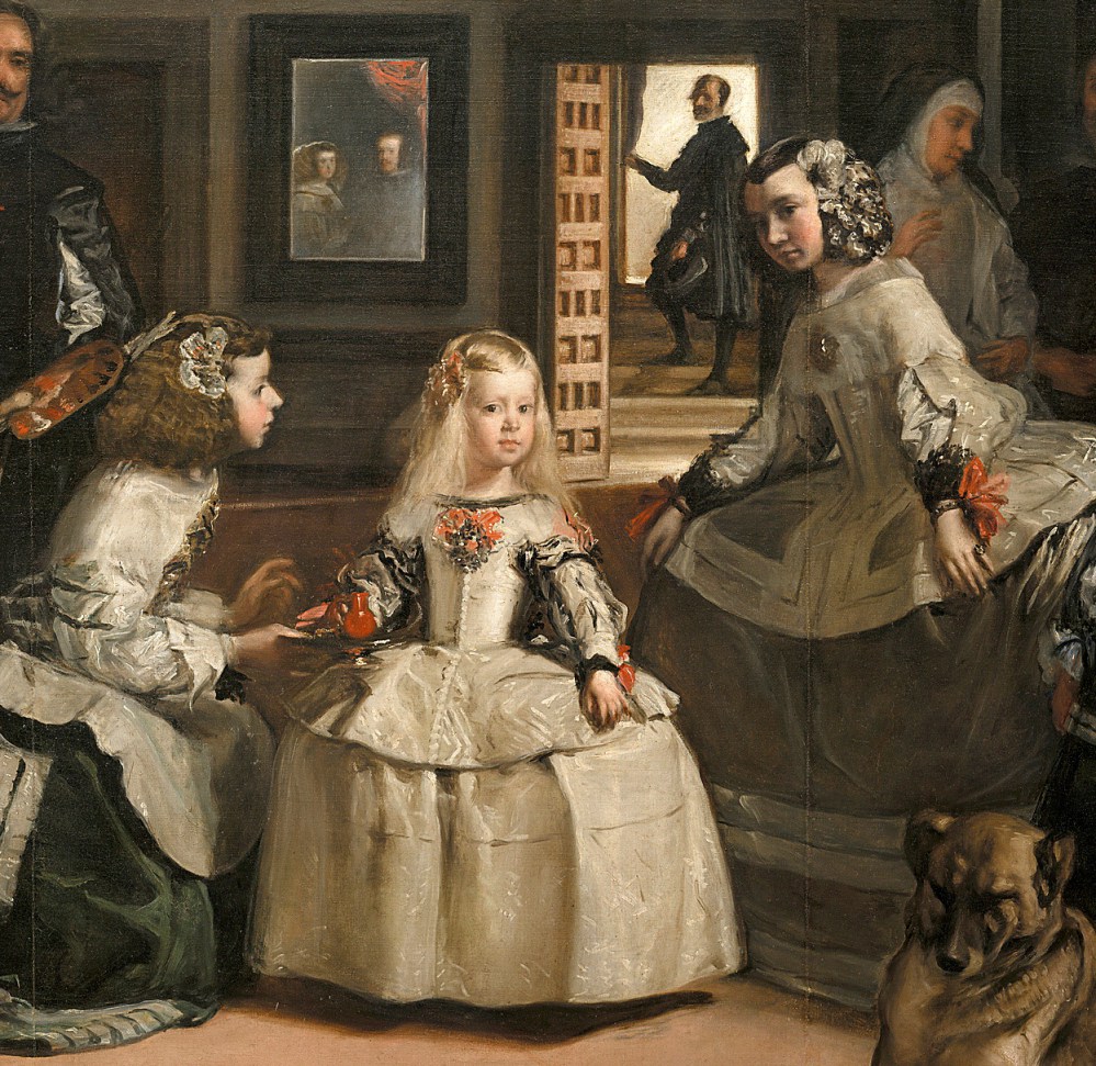 Diego Velázquez. Las Meninas o la familia de Felipe IV. Detalle. 1656. Museo del Prado. Madrid.