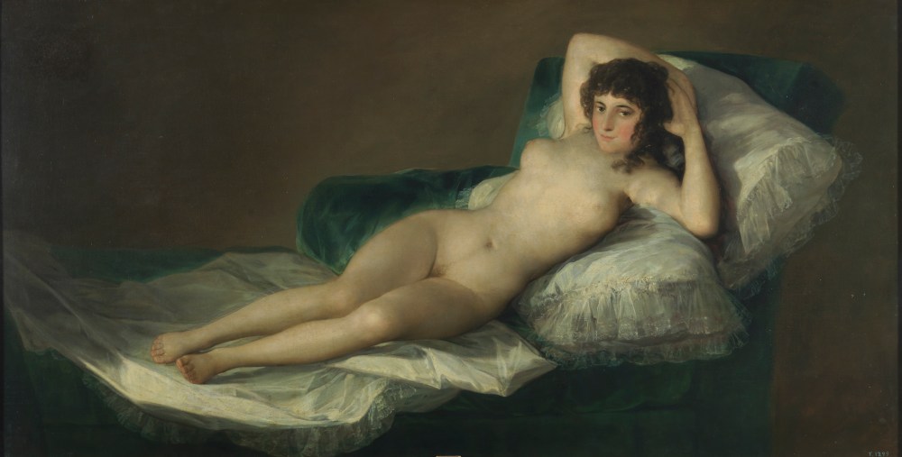 Francisco de Goya. La maja desnuda. 1785-1790. Museo del Prado. Madrid.