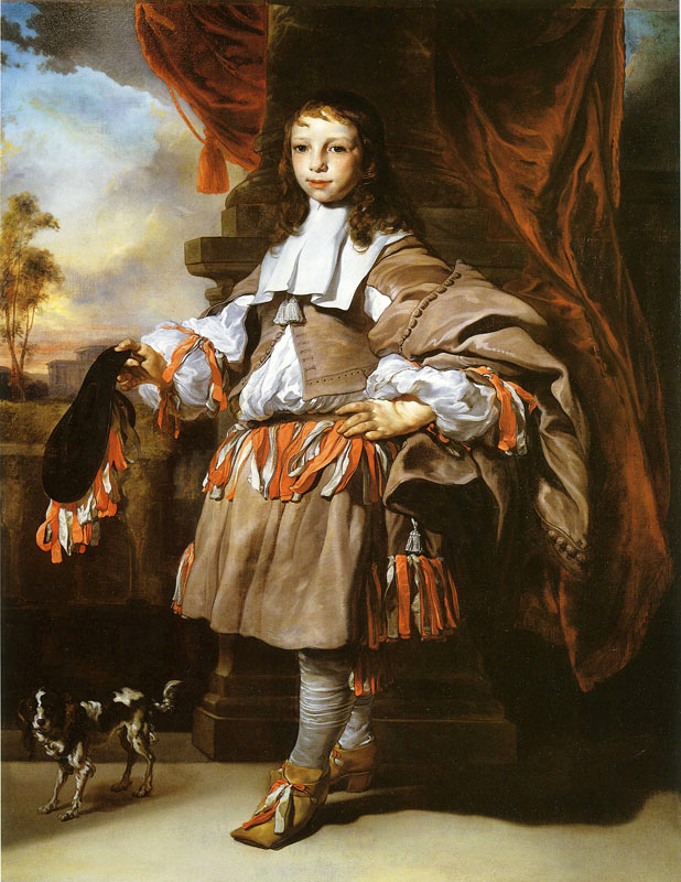 Jan van Noordt. Retrato de un niño. 1665. Museo de Bellas Artes. Lyon.