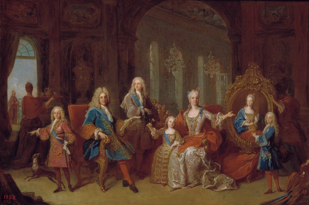 Jean Ranc. La familia de Felipe V. 1723. Museo Nacional del Prado. Madrid.