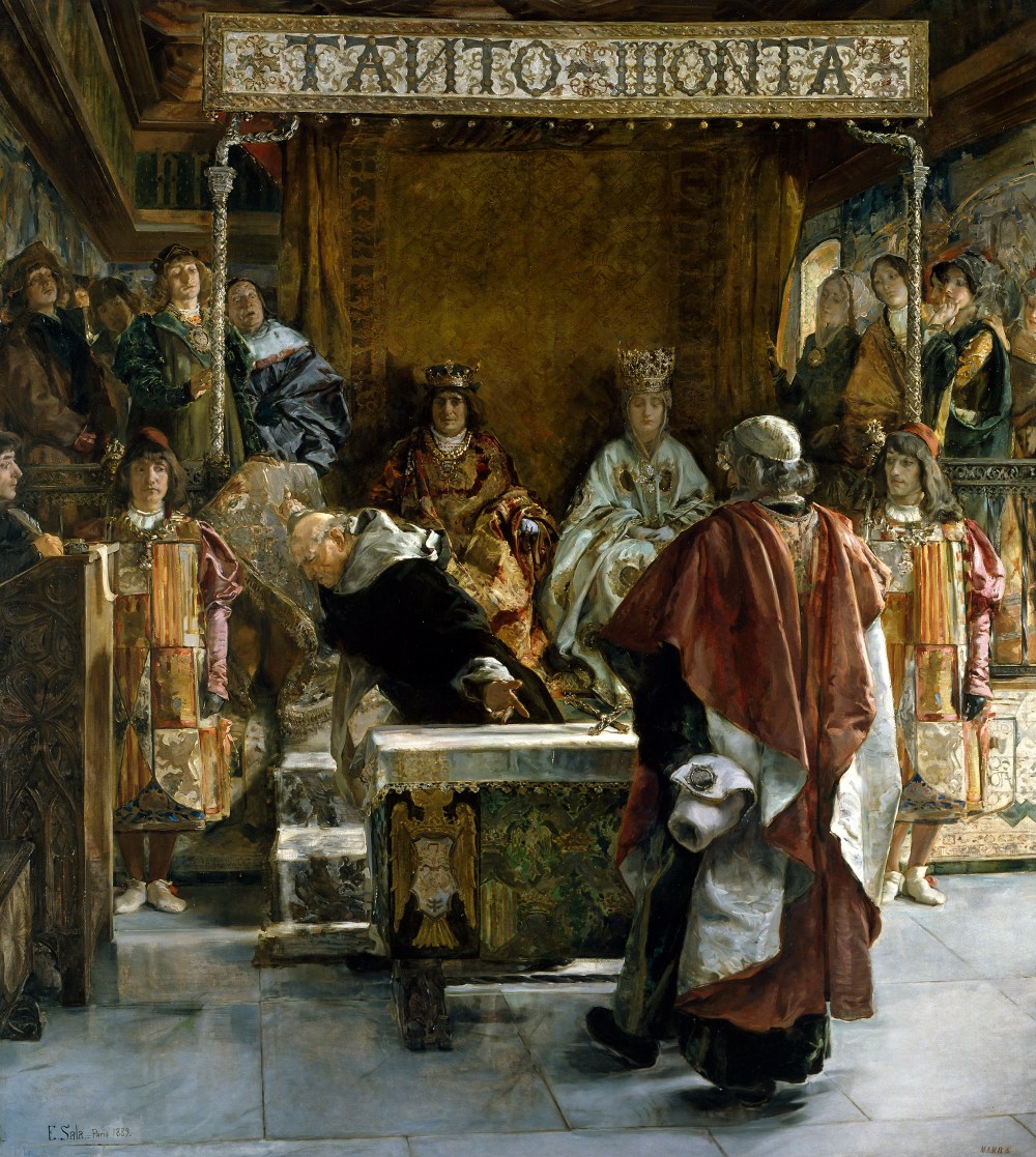 Emilo Sala. Expulsión de los judíos de España (año de 1492). 1889. Museo del Prado. Madrid.