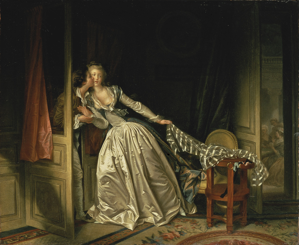 Jean-Honoré Fragonard. El beso robado. 1780. Museo del Hermitage. San Petersburgo. Rusia.