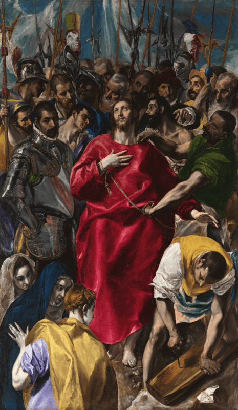 El Greco. El expolio. Hacia 1577-1579. Catedral de Toledo.