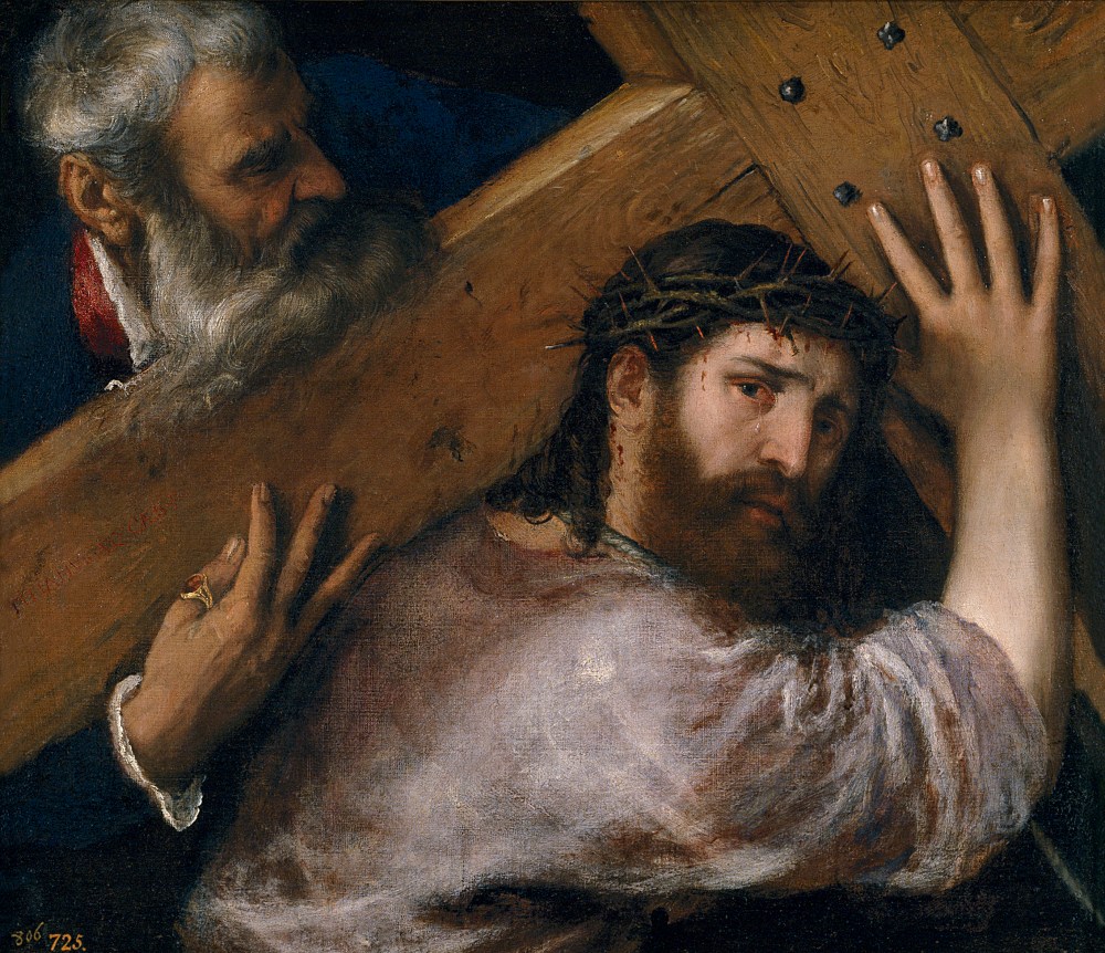 Tiziano. Cristo con la cruz a cuestas. 1565. Museo Nacional del Prado. Madrid.