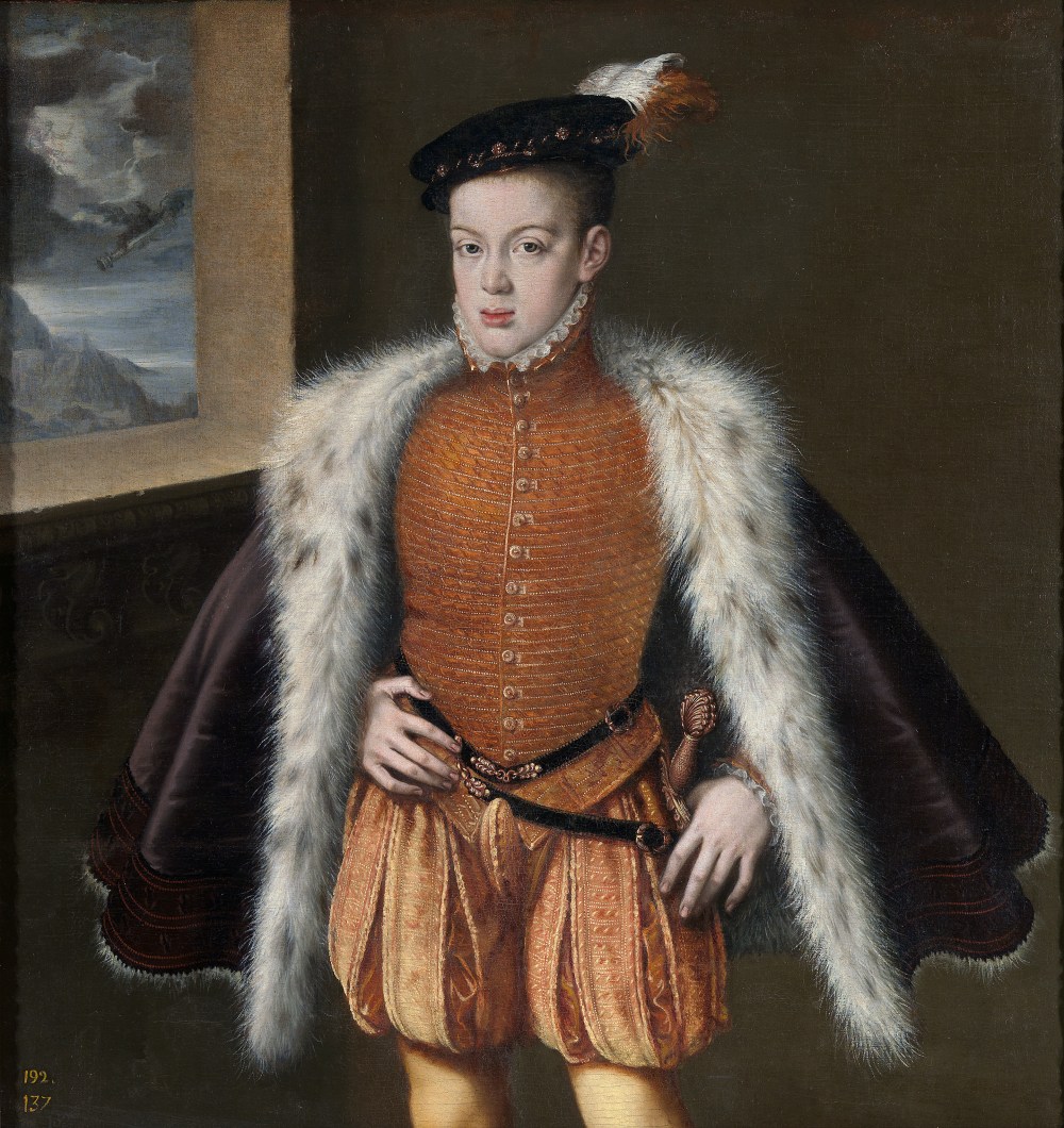 Alonso Sánchez Coello. El Príncipe don Carlos. 1555-1558. Museo del Prado. Madrid.