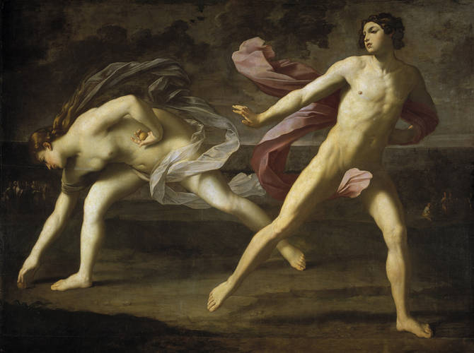 Guido Reni. Hipómenes y Atalanta. 1619. Museo del Prado. Madrid.