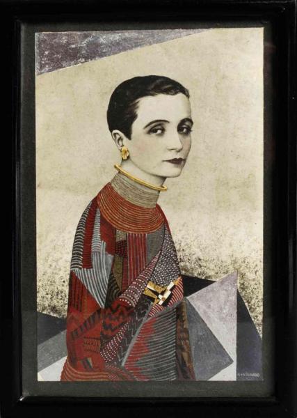 Madame Agnès, 1925-26. Jean Dunand. Plata en gelatina iluminada con gouache y aplicaciones de pan de oro y plata. Cortesía Galerie Michel Giraud, París. Fotografía © Cortesía Galerie Michel Giraud, París. Cortesía Fundación Juan March.