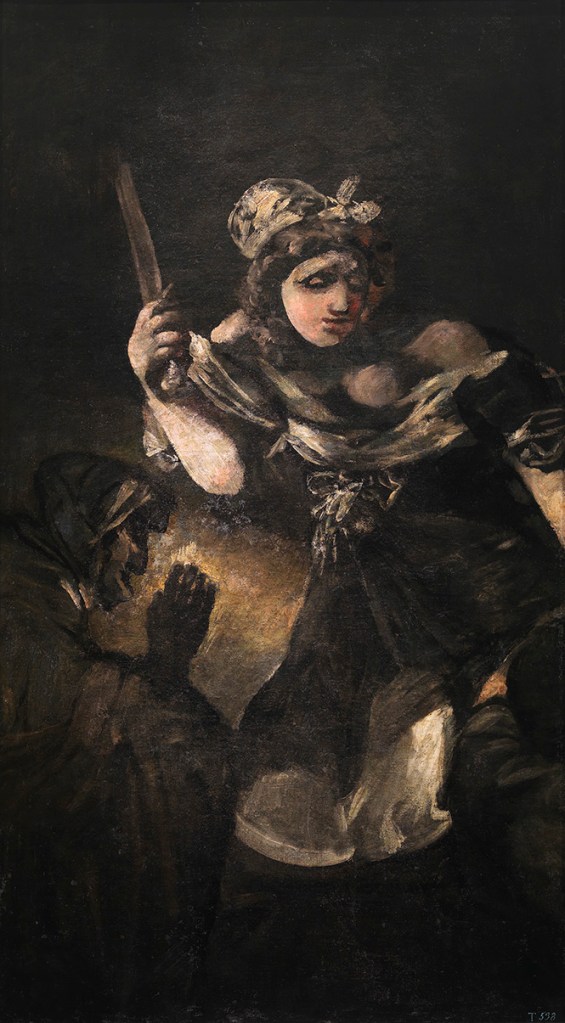 Francisco de Goya. Judit y Holofernes. Hacia 1819-1823. Museo del Prado.