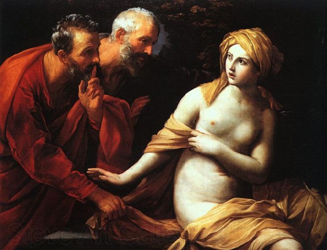 Guido Reni. Susana y los viejos. Hacia 1620-1625. National Gallery. Londres.