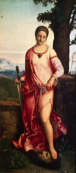 Judith con la cabeza de Holofernes. 1.504. Museo del Hermitage.