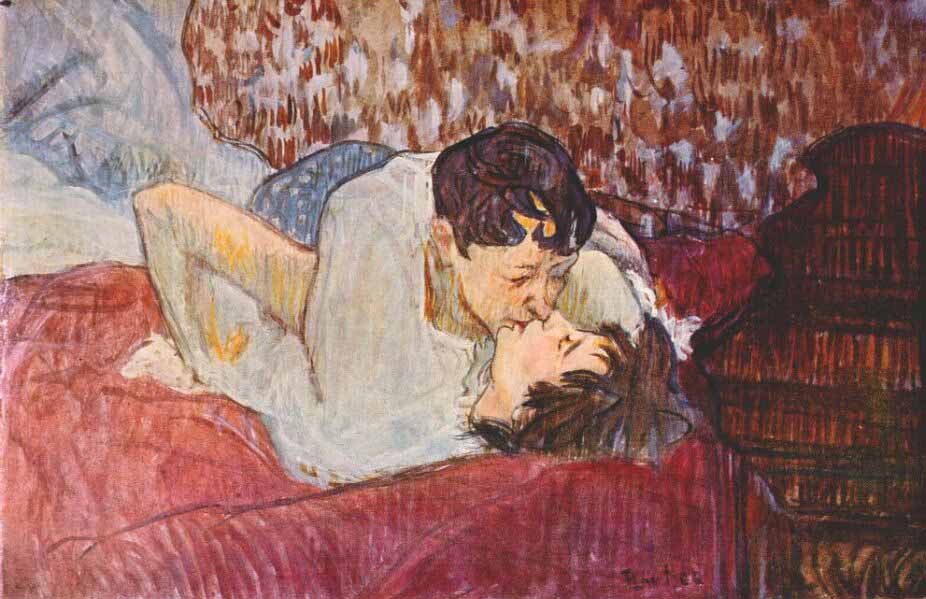 Toulouse Lautrec. El beso. 1892. Colección particular