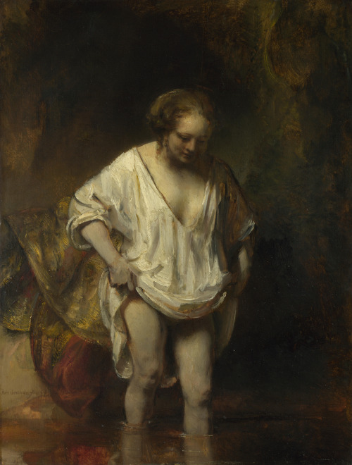 Rembrandt. Mujer bañándose. 1654. National Gallery. Londres.