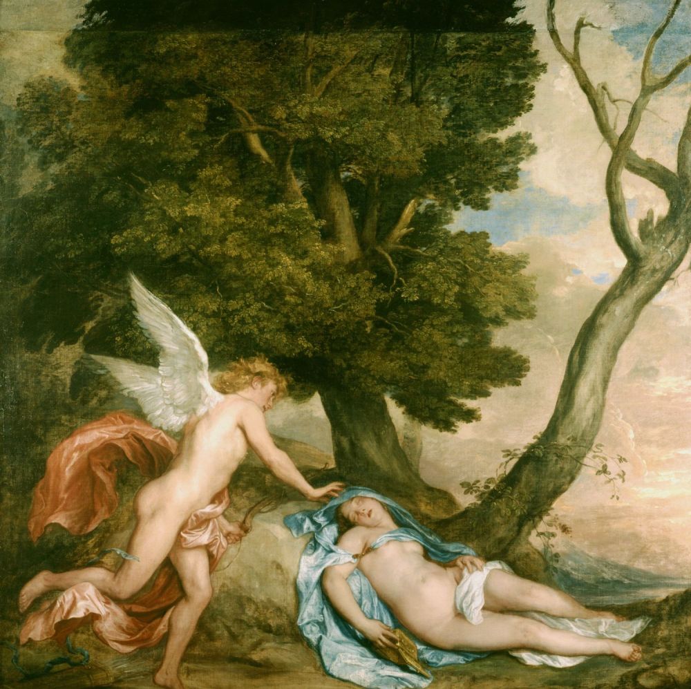Van Dyck. Amor y Psique. 1639–1640. Colección Real Británica.