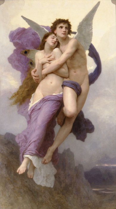 William-Adolphe Bouguereau .El rapto de Psique. 1895. Colección particular.