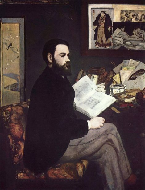 Édouard Manet. Retrato de Émile Zola. 1868. Museo de Orsay. París.
