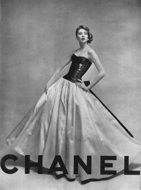 Chanel. Publicidad años 50.