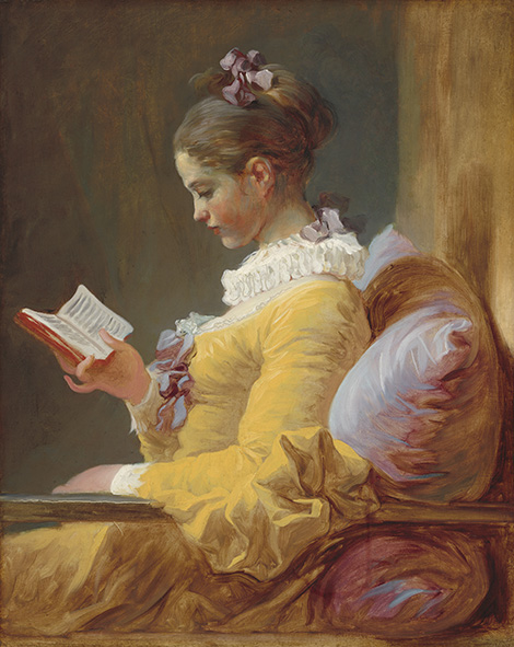 Fragonard La lectora, c. 1770–1772. National Gallery. Washington.